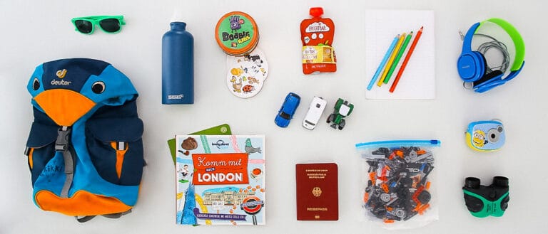 Checkliste Urlaub mit Kindern - das packen wir ein