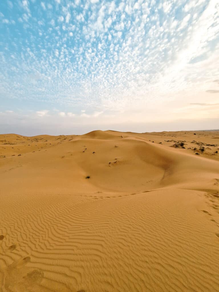 Wüste in Dubai mit Kindern - schön warm auch im Winterurlaub mit Kindern