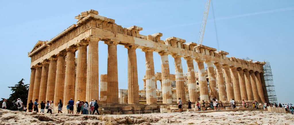 Athen mit Kindern, die Akropolis