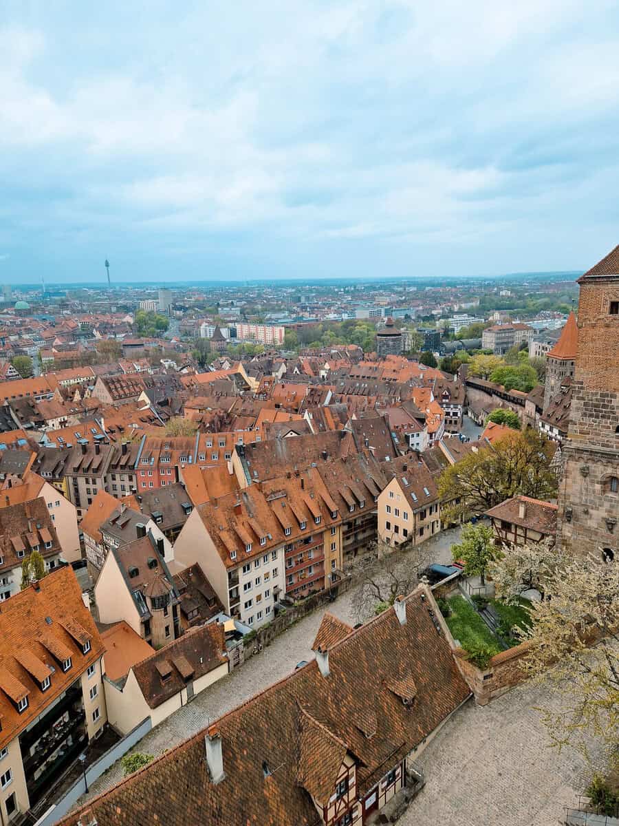 Blick über Nürnberg