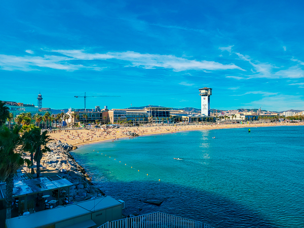 Der Strand von Barcelona