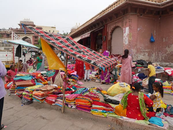 Indien Reise - unterwegs auf einem lokalen Markt