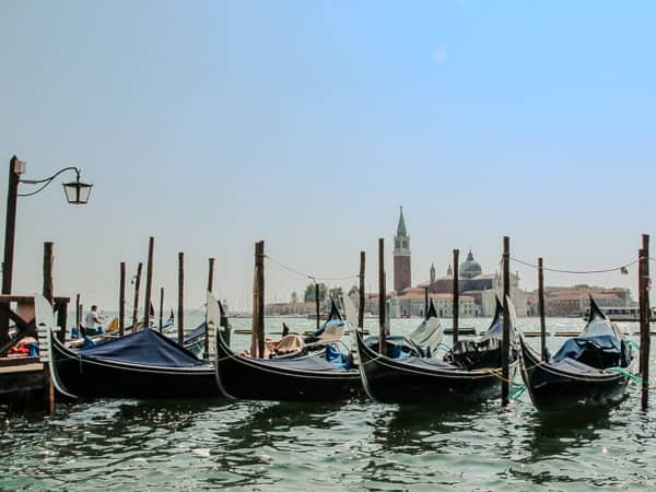 Gondeln in Venedig