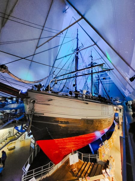 Ein Highlight in Oslo mit Kindern ist das Fram Museum