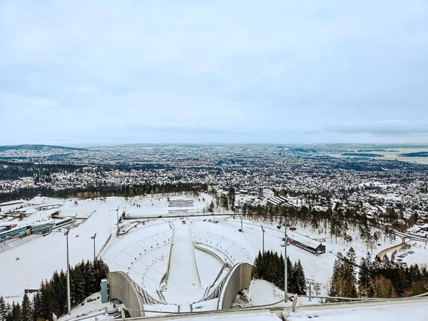 Aussicht vom Sprungturm