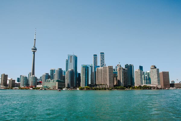 Skyline von Toronto mit Blick auf die Stadt