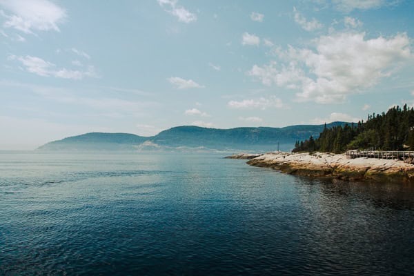 Offenes Meer bei Tadoussac – Wasser und Horizont