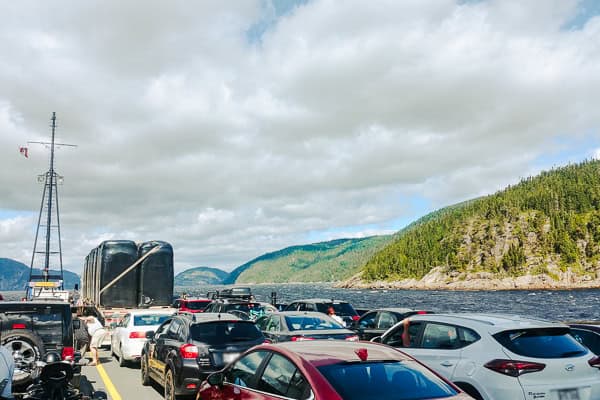 Auf der Fähre in Kanada