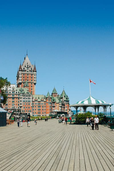 Promenade in Quebec City – flanieren am Wasser