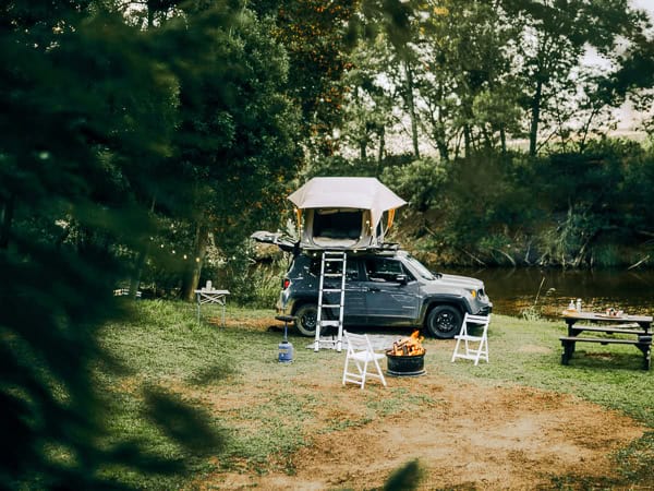 Camping mit dem Dachzelt